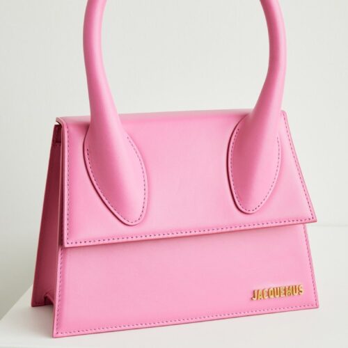 Pink Mini Trapeze Top-Handle Bag