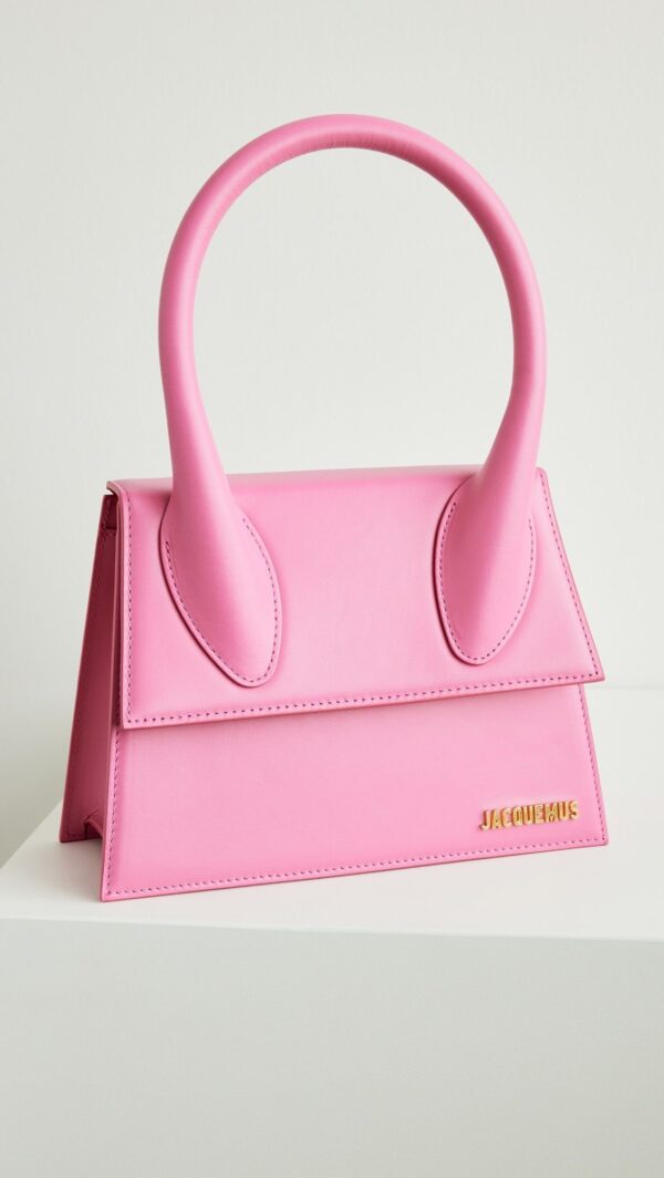 IMG_0028 Pink Mini Trapeze Top-Handle Bag